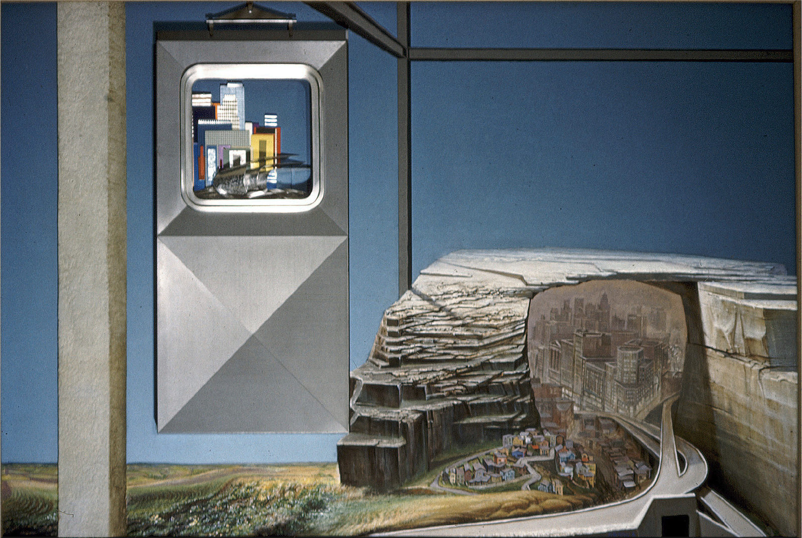 Commission for the ALCOA Company, 1959. A painting by Abe Weiner.