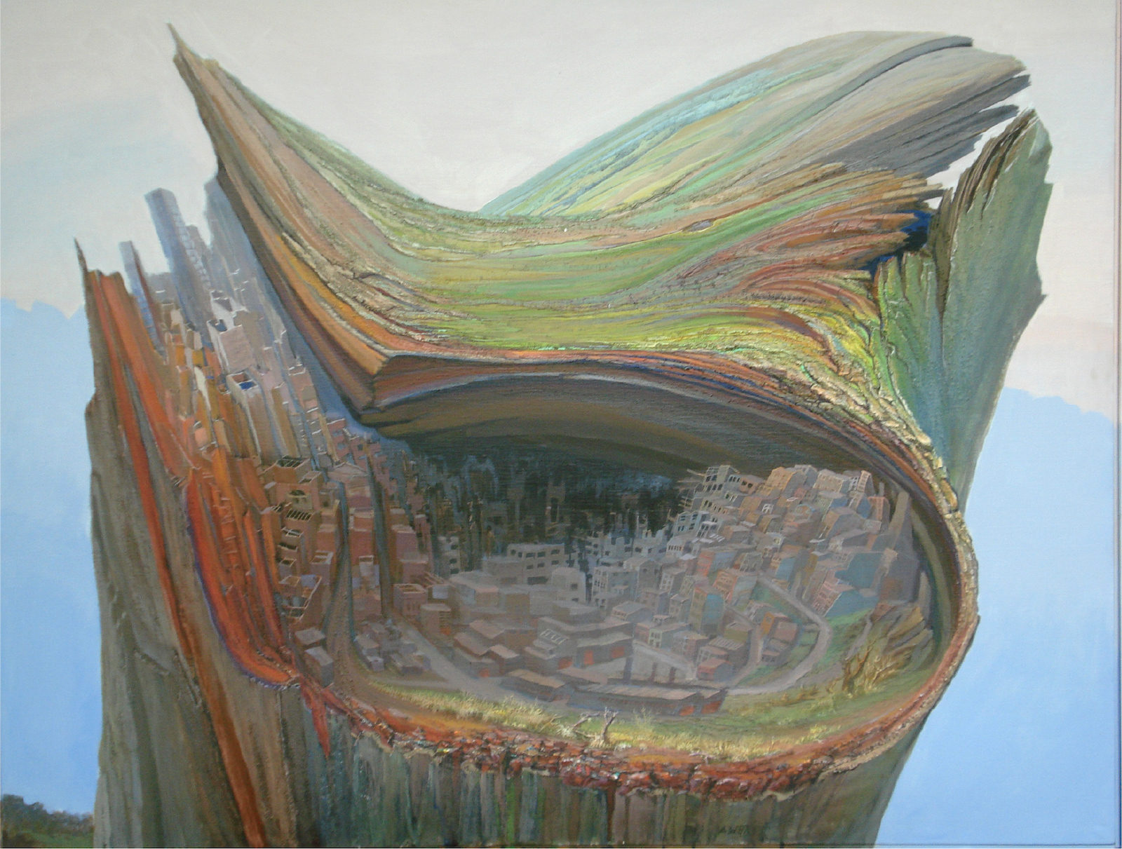 Untitled, 1962. A painting by Abe Weiner.
