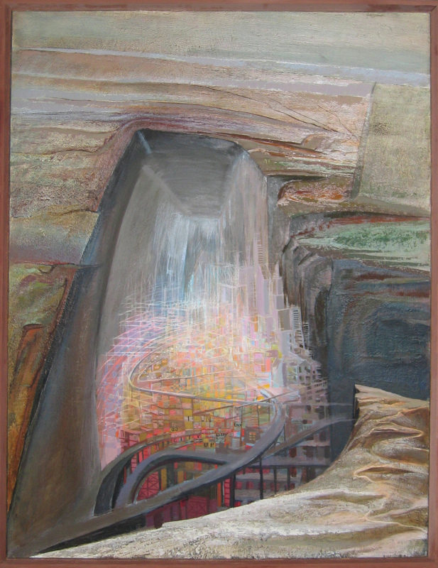 Mixed media on panel